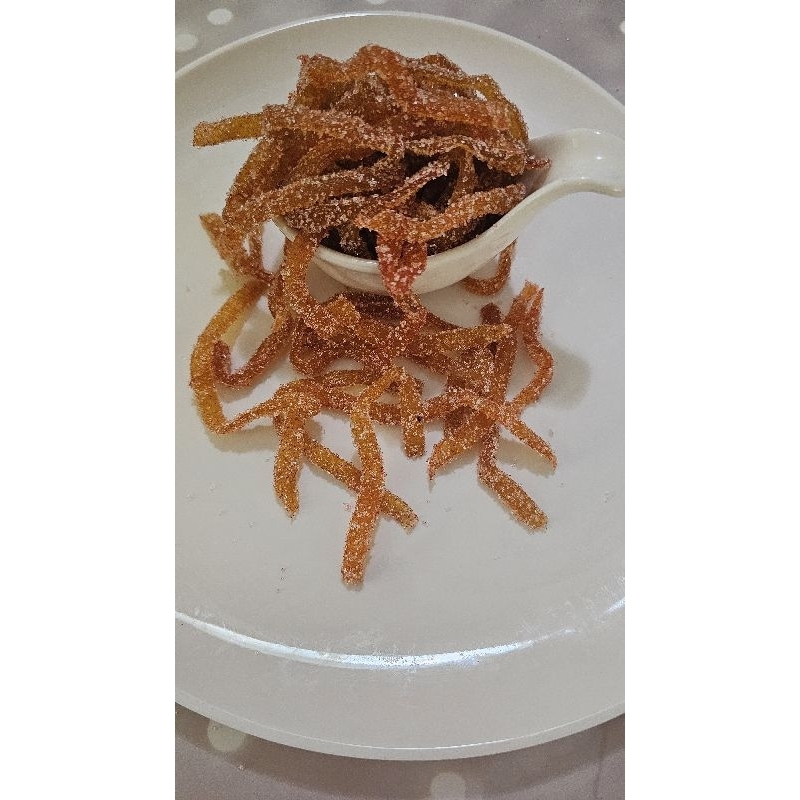 มะม่วงหยี่คลุกบ๋วย เส้นนุ่ม ทานอร่อย เคี้ยวเพลิน 500 กรัม