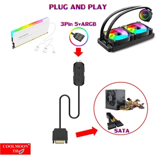 Mini ARGB Controller 3Pin 5vARGB to SATA