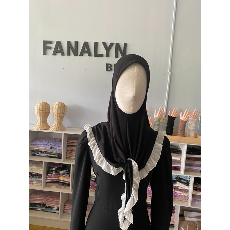 ฮิญาบ Fanalyn hijab : รุ่น Geno's mom ผ้าคลุมฮิญาบ ฮิญาบ