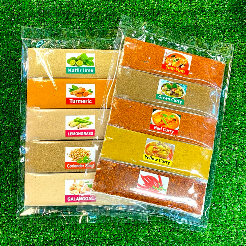 พริกเครื่องต้มยำ พริกแกง 10อย่าง