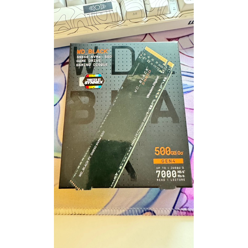 NVMe SSD 500GB WD Black SN850 ของใหม่ ประกันถึง 11/2026