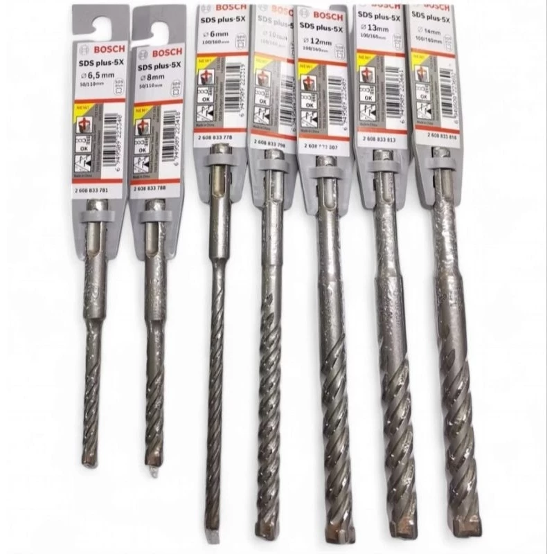 BOSCH​ ดอกสว่านโรตารี่​ BOSCH​ SDS​ PLUS​-5X​ ดอกสว่าน​ 5X SDS​ PLUS ดอกสว่านโรตารี่บอช​ 5X SDS-PLUS