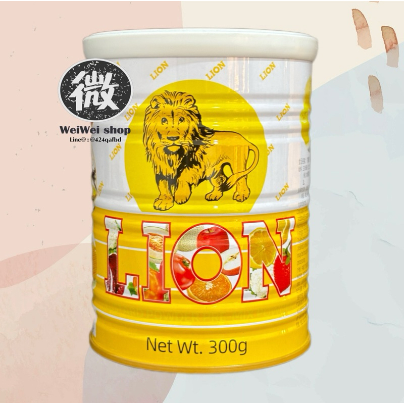 ผงคัสตาร์ด แป้งคัสตาร์ด Custard Powder 吉士粉 ตรา Lion สำหรับทำขนม แบรนด์ขึ้นชื่อในฮ่องกง เมืองแห่งติ่มซำ 300g