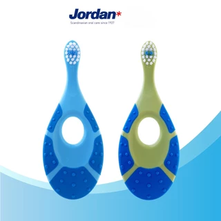 Jordan แปรงสีฟันเด็กจอร์แดน step1 (0-2ปี) แพ็คคู่ คละสี