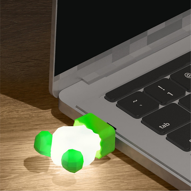 หลอดไฟ LED (แบบเสียบUSB) ไฟกลางคืน LED ประหยัดพลังงาน รุ่น Panda ไฟอ่อน แสงสีขาว warm light โคมไฟข้างเตียงนอน - รูปที่ 5