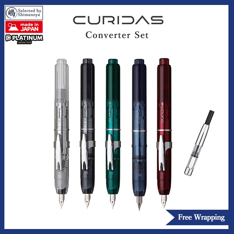 PLATINUM Curidas fountain pen Gift Converter Stationery