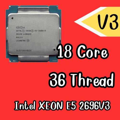 !!DDR4!! Intel® Xeon® E5-2696V3 - 18 / 36 Core ประกัน30วัน!!