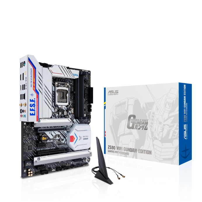 MAINBOARD (เมนบอร์ด) 1200 ASUS Z590 GUNDAM EDITION WIFI ตัวท็อป พร้อมส่ง