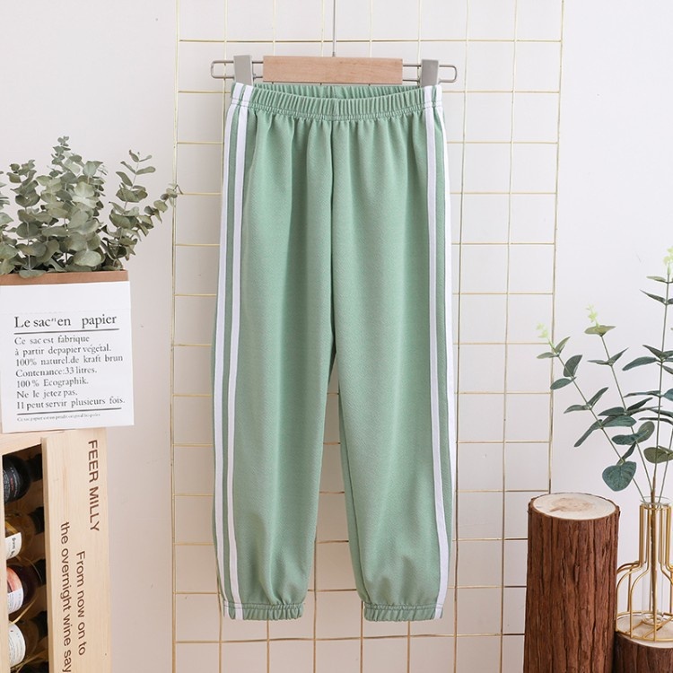 กางเกงขายาวเด็ก ไซส์ 3-9 ขวบ ขาจั้ม ระบายอากาศได้ดี ใส่หน้าร้อน ใส่กันยุง - รูปที่ 3