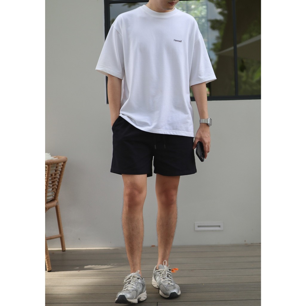 HIMSELF Just Shorts กางเกงขาสั้นเอวยางยืด ผ้าคอตตอนพรีเมี่ยม เนื้อสัมผัสดีใส่สบายไม่ร้อน มี 3 ไซซ์