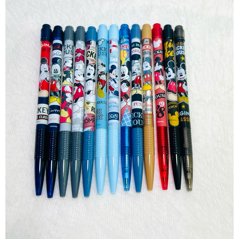 ปากกาลูกลื่น ปากกา Mickey หมึกสีน้ำเงิน 0.38 mm. ลายน่ารักน่าสะสม(ราคาต่อ 1 ด้าม)