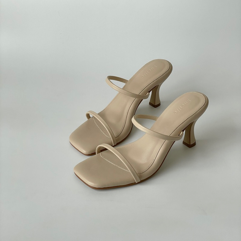 ELLIS basic : รองเท้าส้นสูง 3" แบบเรียบ (มีไซส์ 34-42)