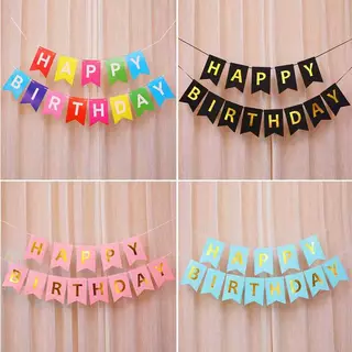 ธงวันเกิด ป้าย Happy Birthday PT-55