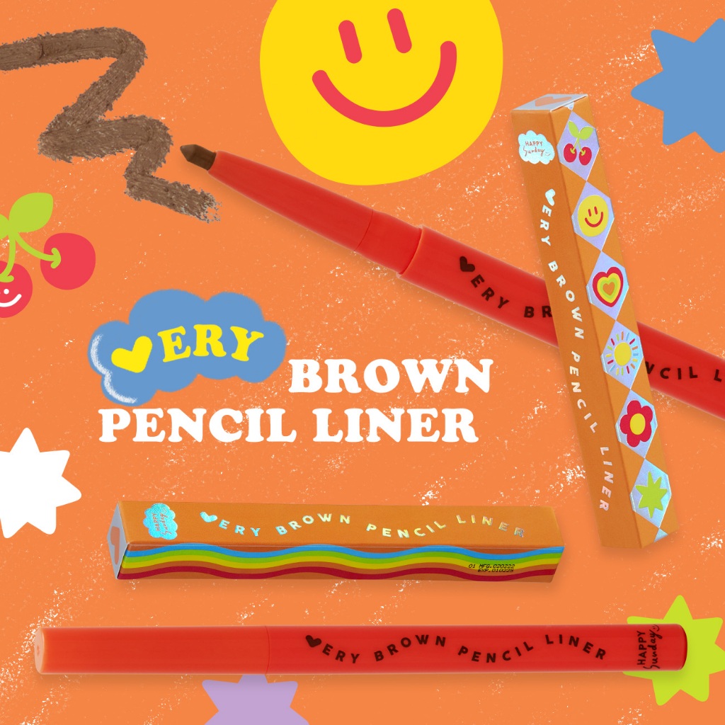 [EXP 08/2025] HAPPY SUNDAY VERY BROWN PENCIL LINER