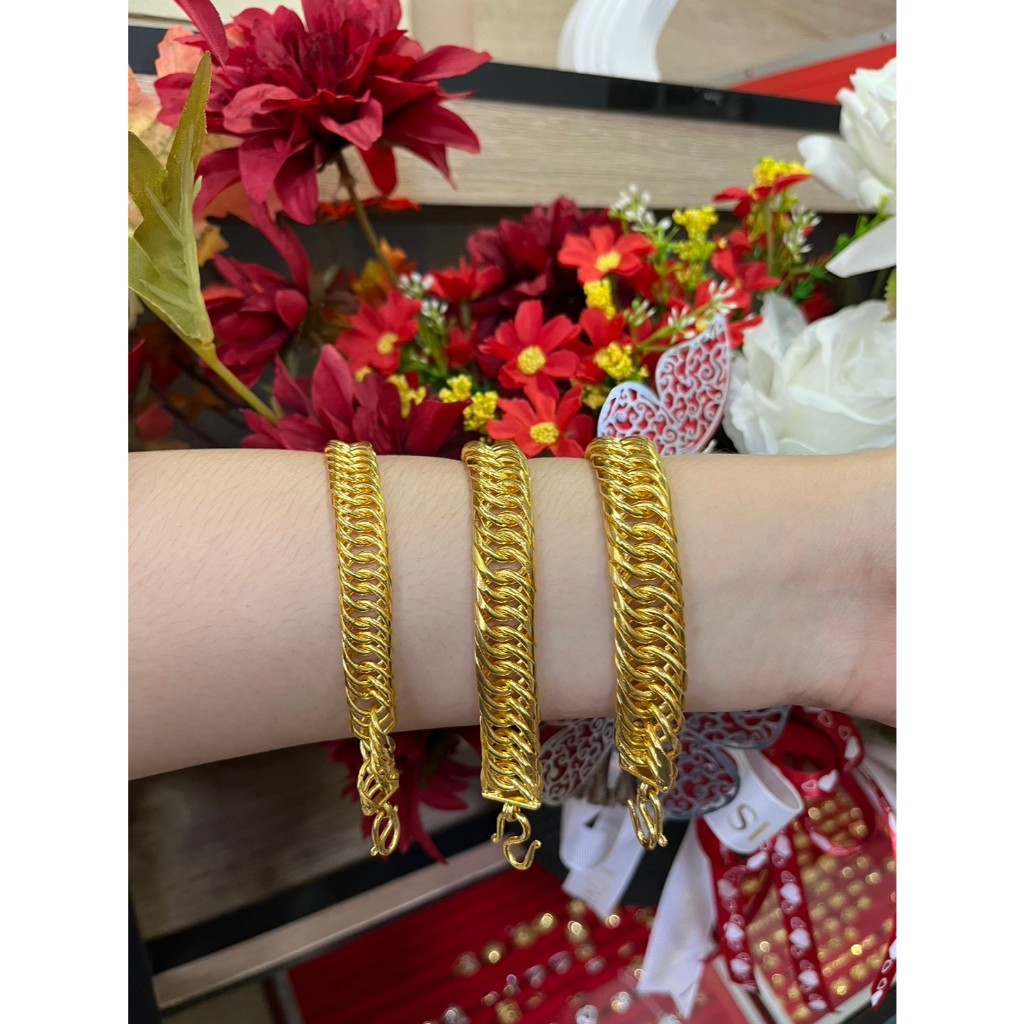 ร้านแม่มะตูม  สร้อยข้อมืออีฟบาง  น้ำหนัก2สลึง-20บาท งานไมครอนเกรดพรีเมี่ยม