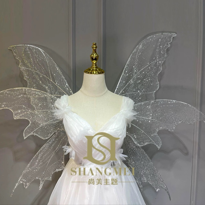 (พร้อมส่ง 1 ชิ้น)ปีกนางฟ้าพรีเมี่ยม เอลฟ์ สวยติดง่าย สไตล์สาวจีน