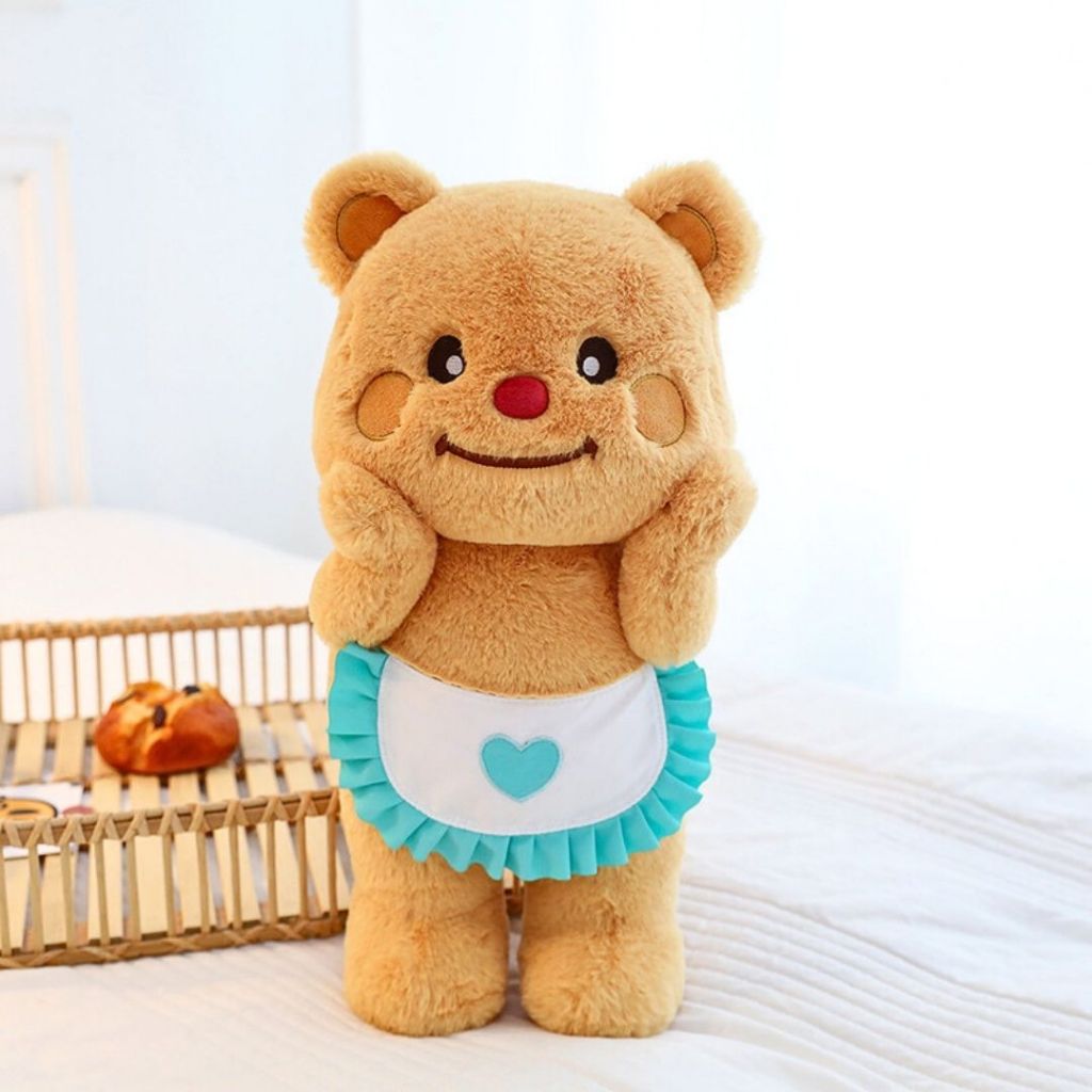 ตุ๊กตา น้องหมีเนย ตุ๊กตาหมีน่ารัก ของขวัญวันเกิด ของเล่นสำหรับเด็ก ส่งจากไทย!! - รูปที่ 3