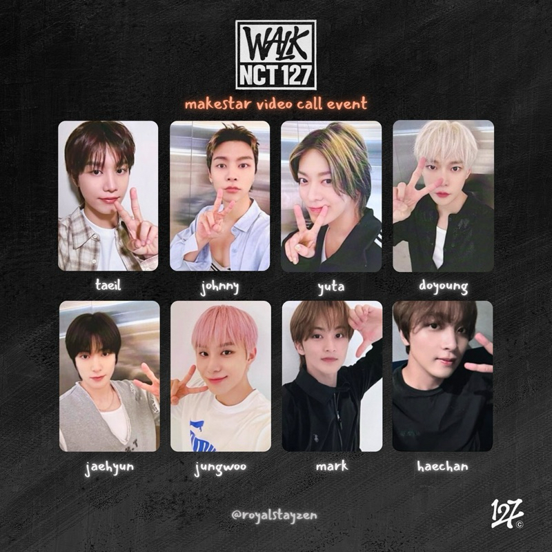 (พร้อมส่ง) POB NCT 127 photocard - Walk รอบ Makestar fansign event