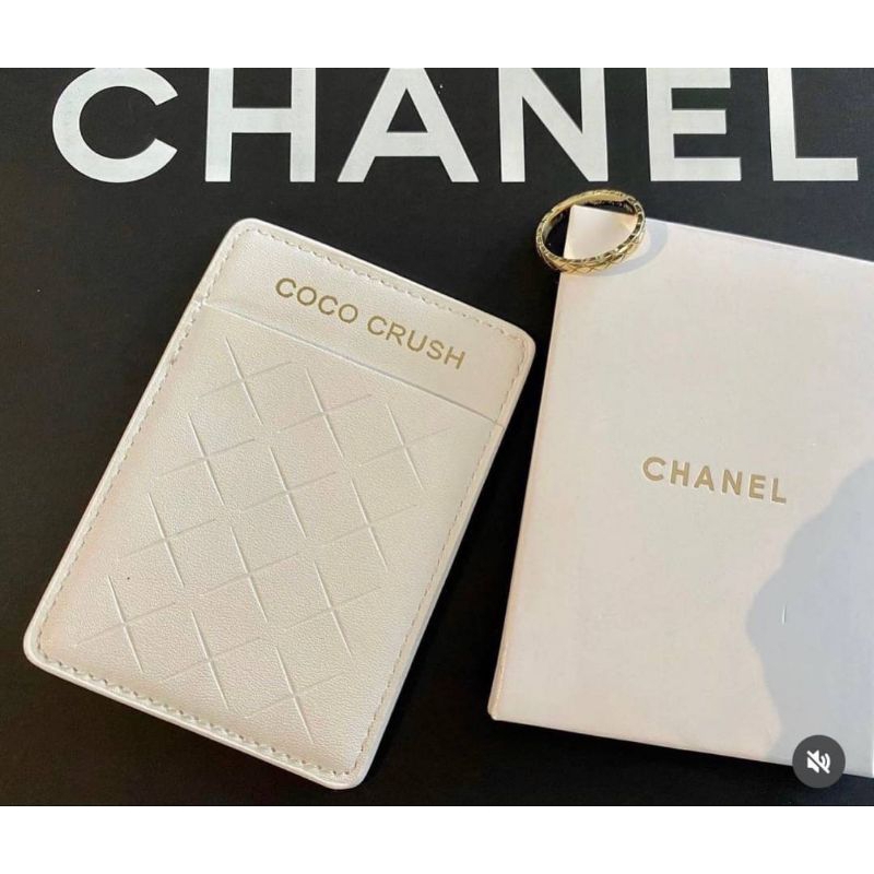 Coco Chanel Crush Card Holder Soft Leather พร้อมขายส่ง ปลีก