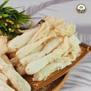 เห็ดเยื่อไผ่ คัดคุณภาพ อุดมด้วยสารต้านอนุมูลอิสระ ขนาด 100g [สวนOrganic]