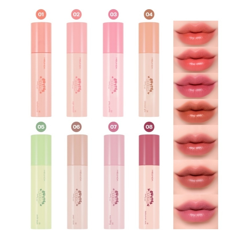 ลิปทินท์ บัตเตอร์ครีม Meilinda Butter Cream Fluffy Tint ( มีให้เลือก 8 สี ) #MC2076 **** Sale หมดอายุ 10/2026