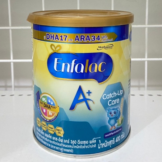 Enfalac A+ Catch up Care เอ็นฟาแล็ค เอพลัส แคชอัพแคร์ สูตร 1 ขนาด 400 กรัม