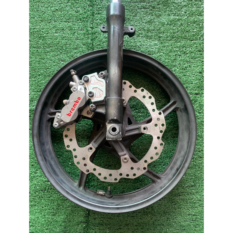 ขาปั้ม 4 port brembo cbr คาร์บู จานเดิม 275 295 มิล