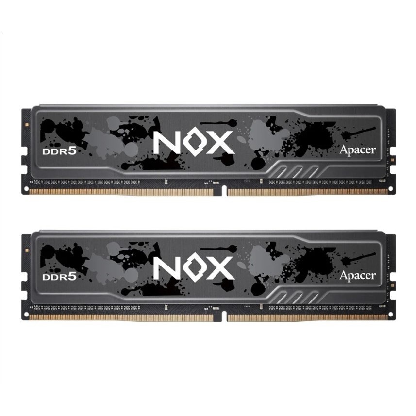 Ram 32GB (16GBx2) DDR5 5200MHz RAM (หน่วยความจำ) APACER NOX DDR5 (INTEL XMP) (BLACK) (AH5U32G52C522M