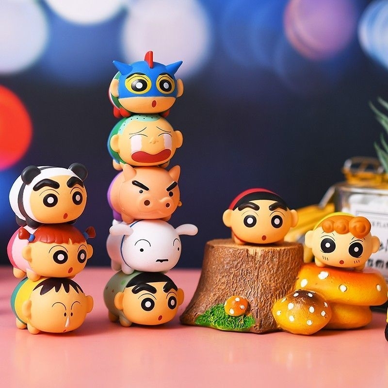 popbean Crayon​ Shinjang​ ชินจัง​ เซท​ 14 ตัว​ พร้อมส่งจากไทย