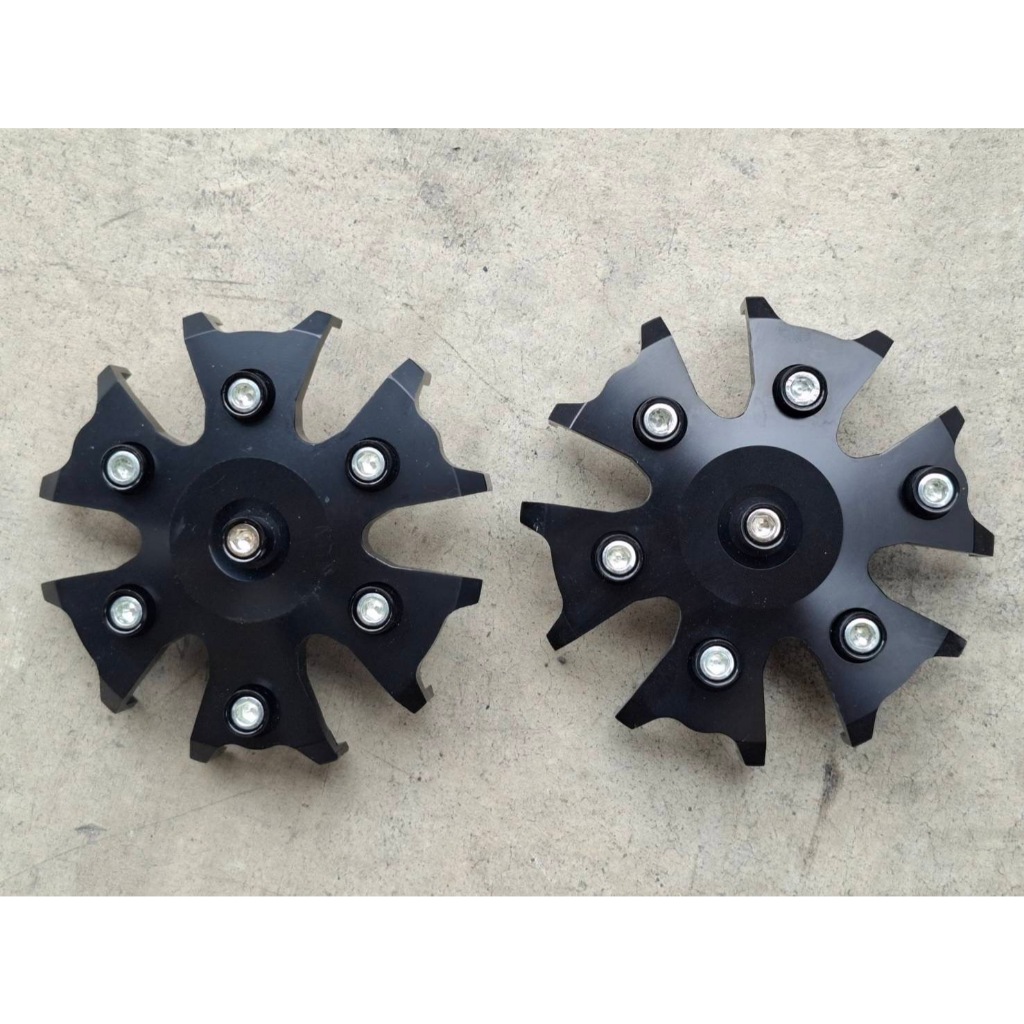 ครอบเครื่องเเมงมุง msx 125 demon 125 สีดำ ดำ TP