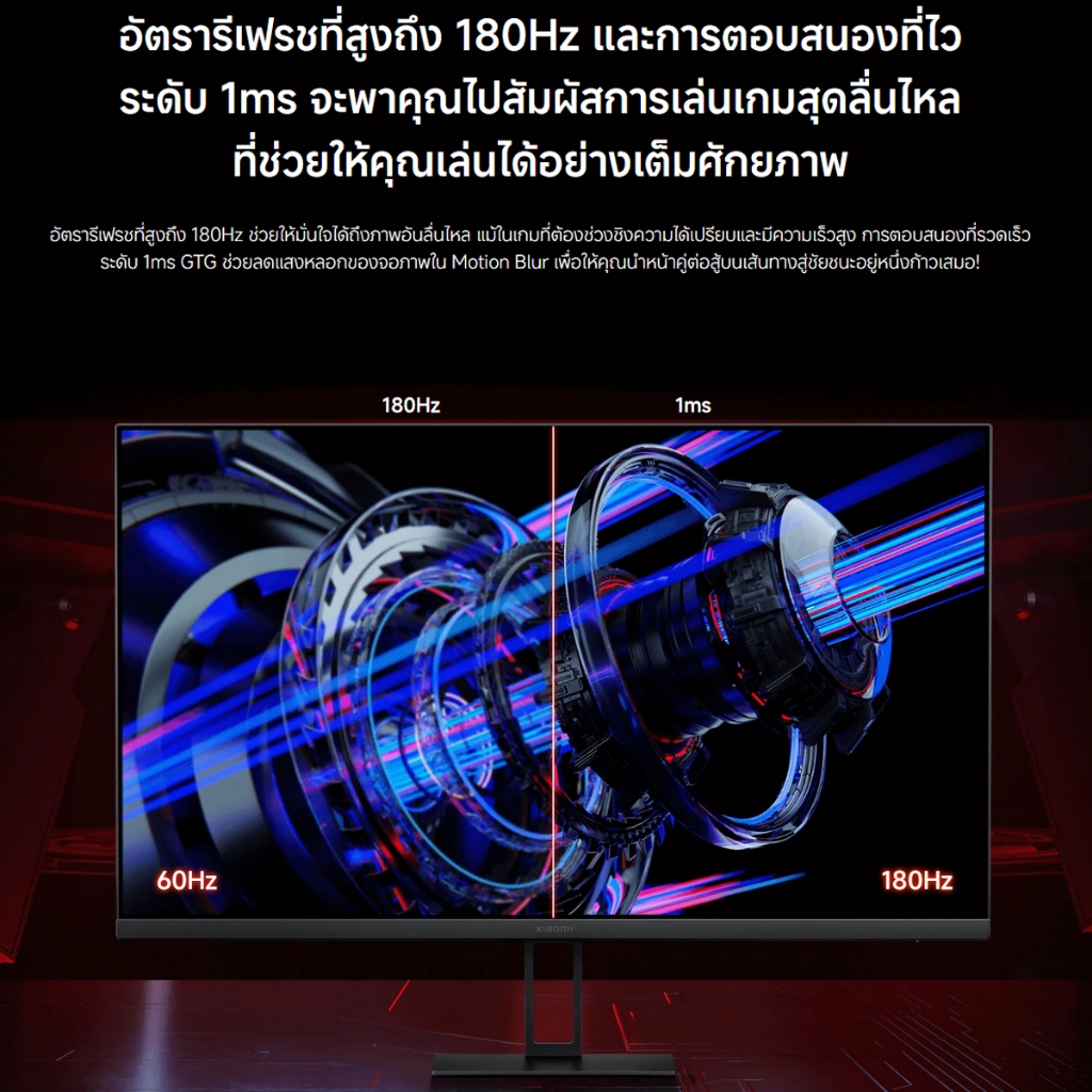 Xiaomi 2K Gaming Monitor G27Qi จอคอม 27 นิ้ว HDR สีตรง sRGB จอคอมประกอบ จอคอมเล่นเกมส์ ประกันศูนย์ไทย 3ปี