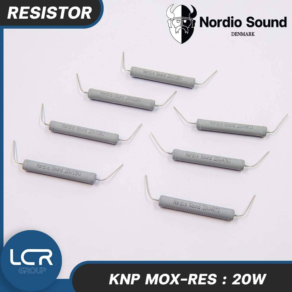 Nordio Sound R. KNP MOX-RES 4.7-47Ohm 20W ตัวต้านทาน Resistor Denmark