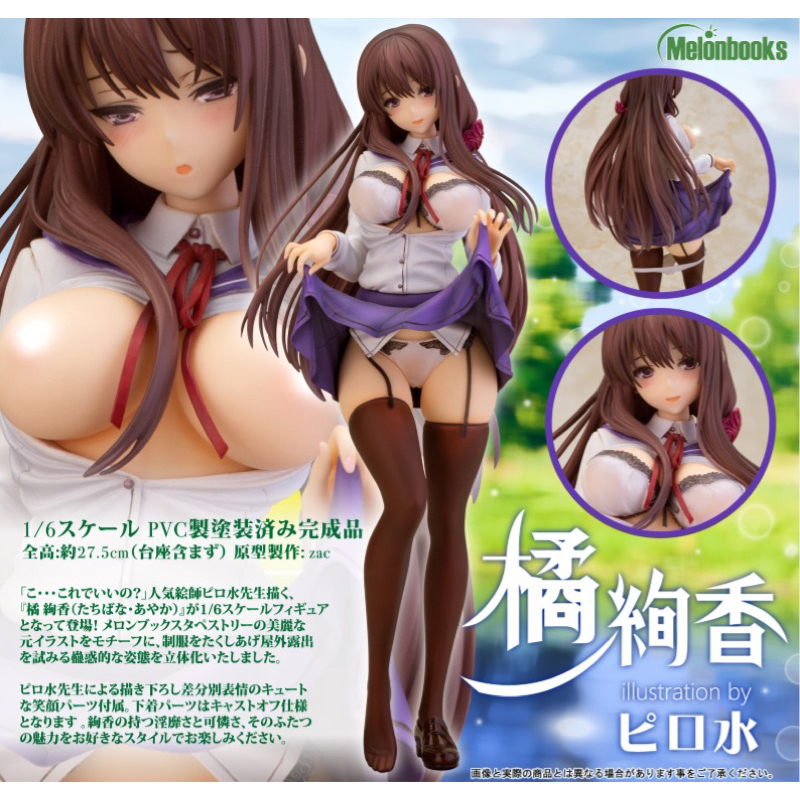 (มือ2)Melon Books Wall Scroll - Ayaka Tachibana illustration by Piromizu 1/6 Complete Figure