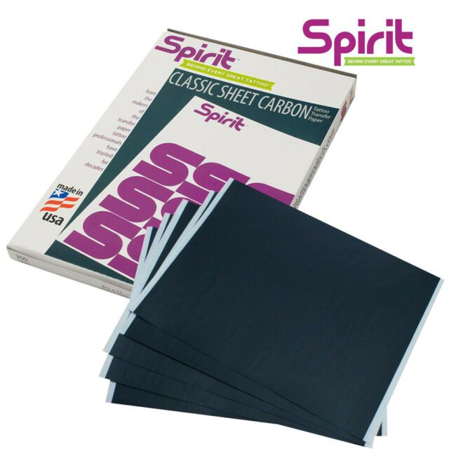 SPIRIT CLASSIC FREEHAND กระดาษลอกลาย กระดาษลอกลายคาร์บอน USA. ขนาด A4 ใช้สำหรับลอกแบบงานลงผิวกาย