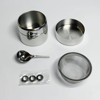 กระปุกร่อนชา กระป๋องเก็บชา Matcha Seive นำเข้าจากญี่ปุ่น Made in Japan