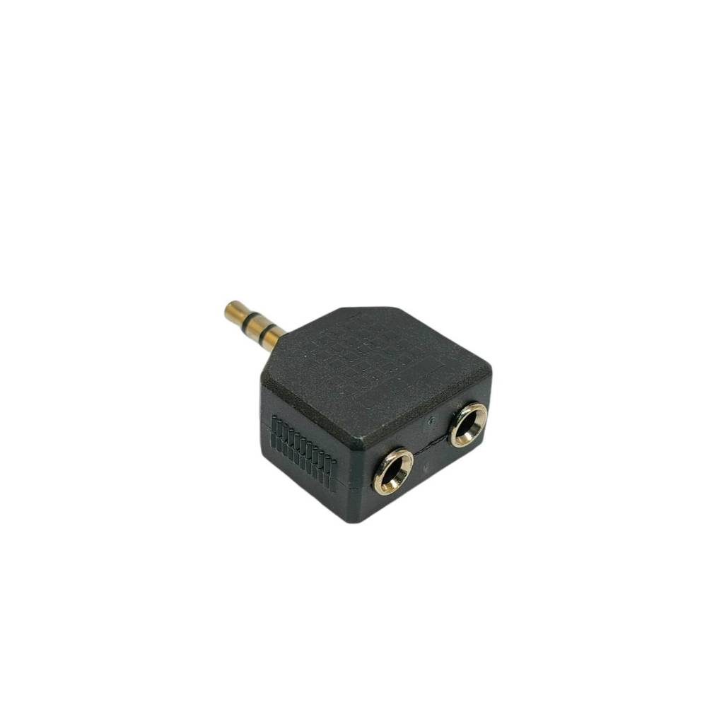 1ชิ้น ปลั๊ก 3.5mm ท้าย แจ็ค 3.5mm 2ทาง, ปลั๊ก TR stereo ท้าย TRx2
