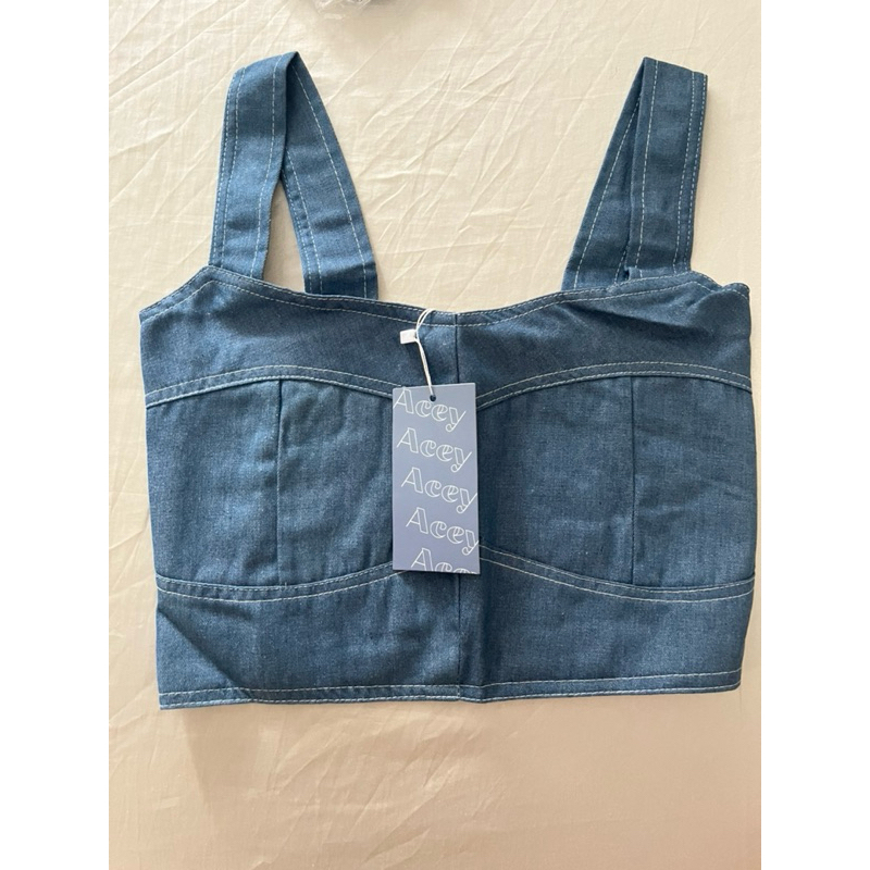 acey*ครอปยีนส์ new *