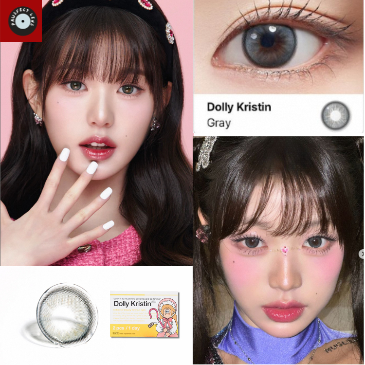 Dolly - Kristin Gray 1 Day เลนส์รายวัน gdia13.60 สีฟ้า 1 คู่