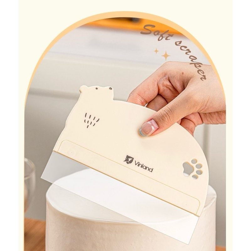แผ่นปาดครีม soft scraper