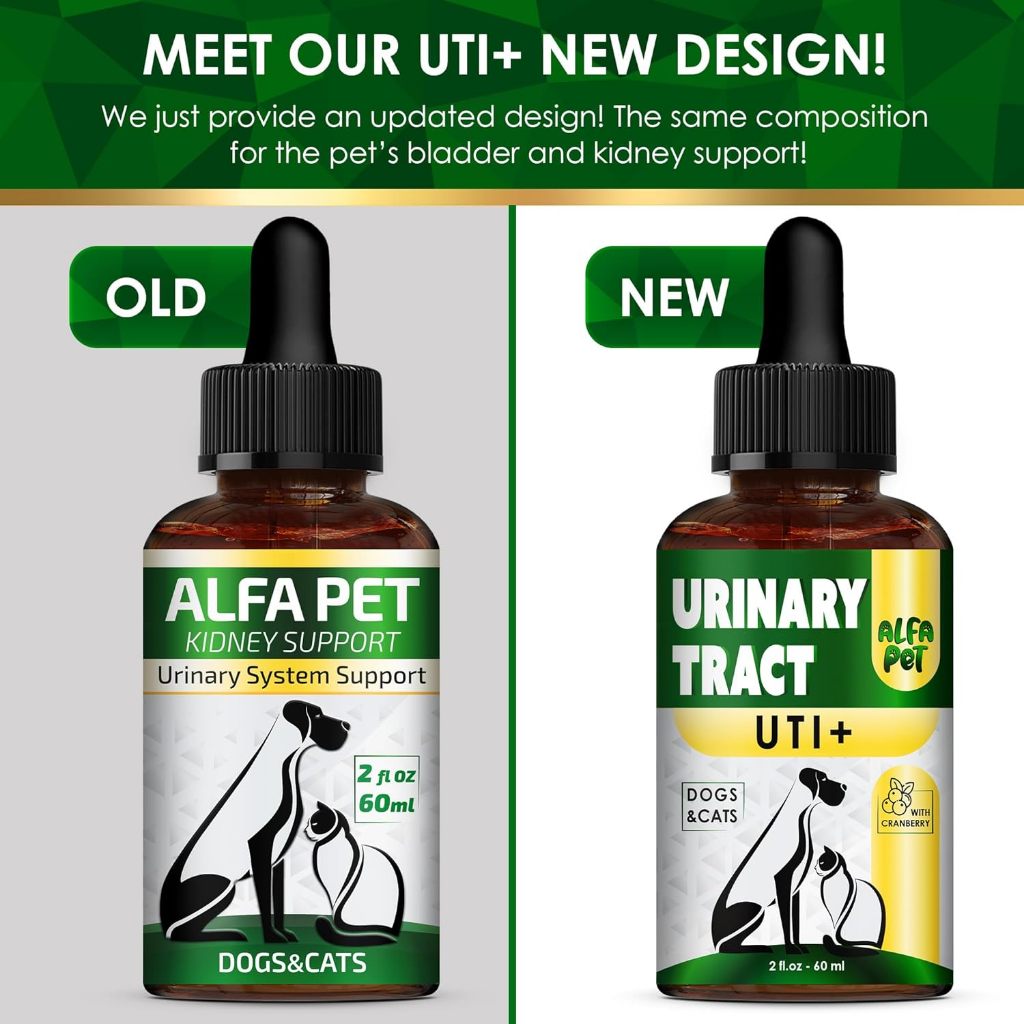 Alfa Pet Urinary Tract & Kidney (ชนิดน้ำ)  บำรุงไต และระบบทางเดินปัสสาวะ สุนัข-แมว UTI สกัดจากธรรมชา