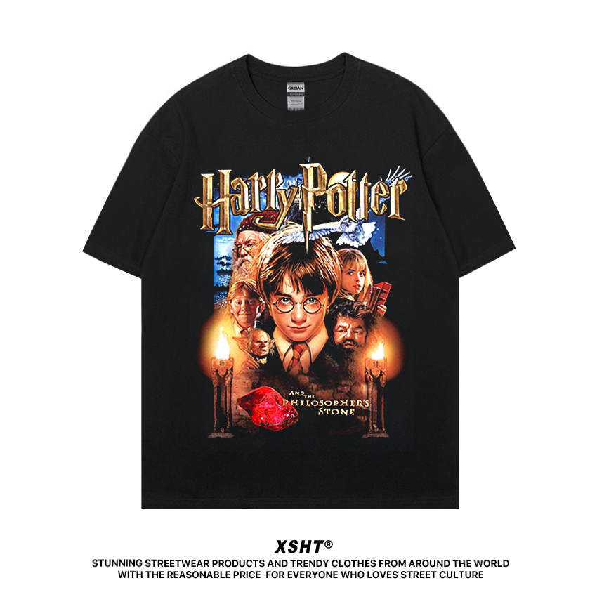 พร้อมส่ง เสื้อ H.P. 1 - The Sorcerer's Stone (2001) Tee - Black (สีดำ) by XSHT
