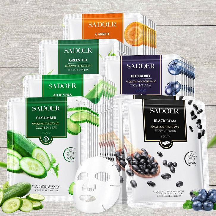 สูตรใหม่ มาส์กหน้า มาส์กหน้าพืชและผลไม้ มาส์กสูตรเกาหลี ลดริ้วรอย ล้างหน้า บำรุงผิว ลดสิว