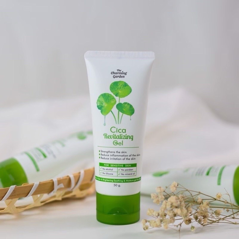 เจลใบบัวบก เดอะ ชาร์มมิ่ง การ์เด้น เจลกู้ผิวใบบัวบก 50 g.