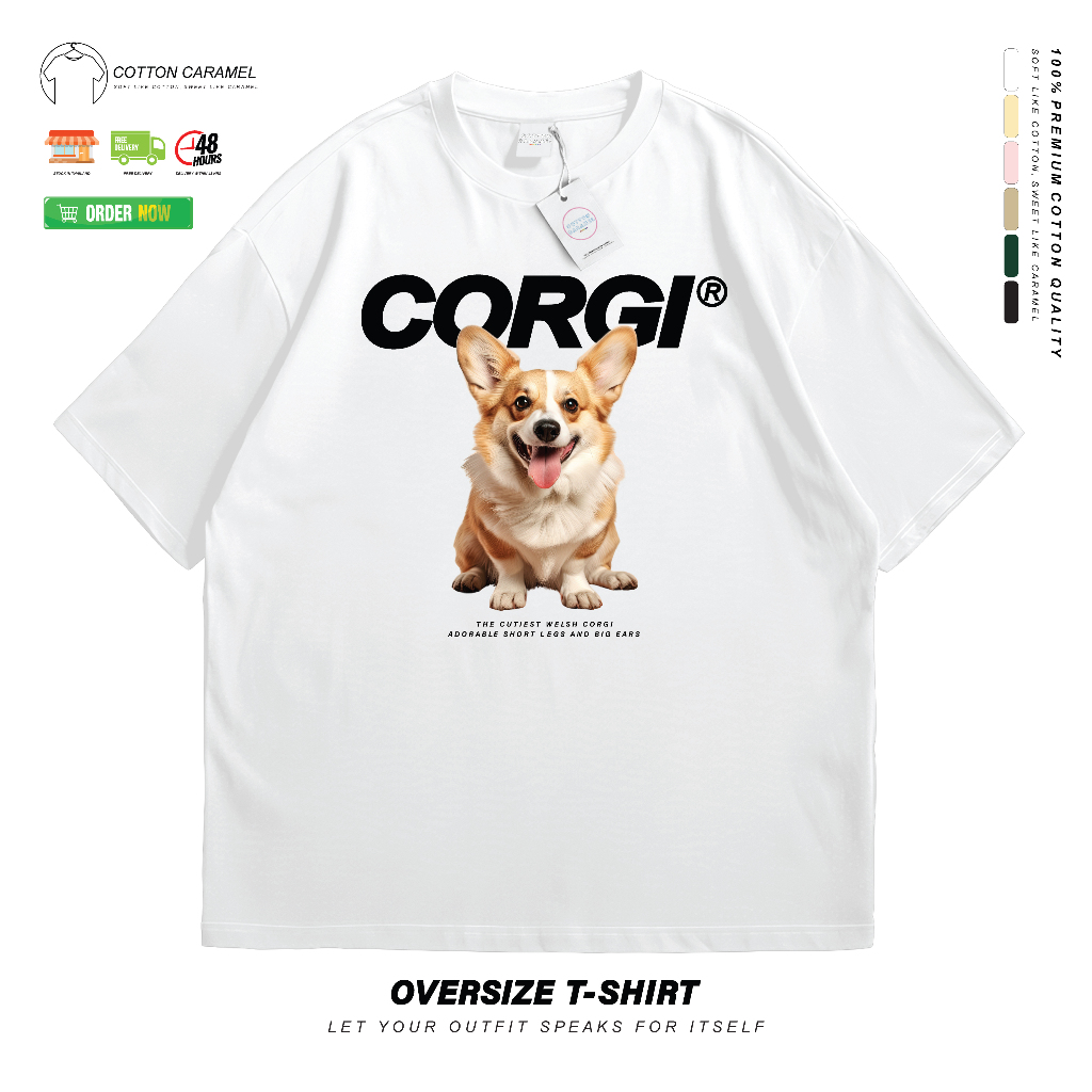 เสื้อยืดโอเวอร์ไซต์ Oversize แนวเกาหลี ลายสวย มีบริการเก็บเงินปลายทาง (C-017)