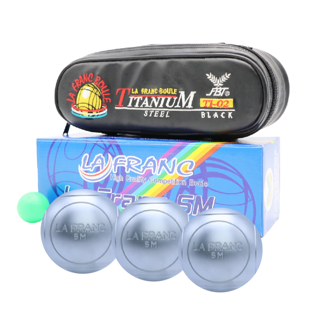 FOOTBALL THAI ลูกเปตองLA FRANC ลาฟรองซ์ Petanque SM 71444D71W690 ST3+Bag แถมฟรี! กระเป๋าเปตอง (คละสี