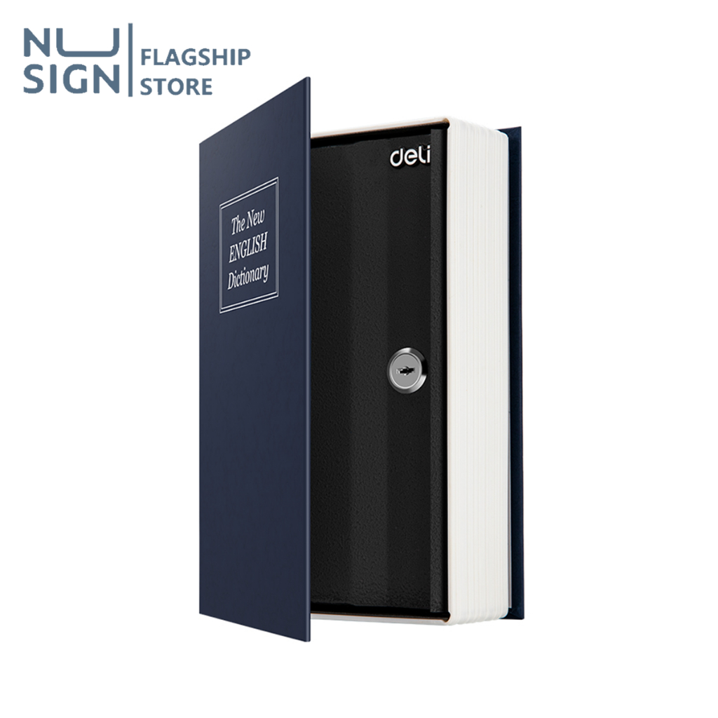 [ของแถมฟรี] Nusign ตู้เซฟ เซฟหนังสือ เซฟสมุด กันขโมยอย่างเนียน เก็บของมีค่า กุญแจรหัสผ่าน Book Safe
