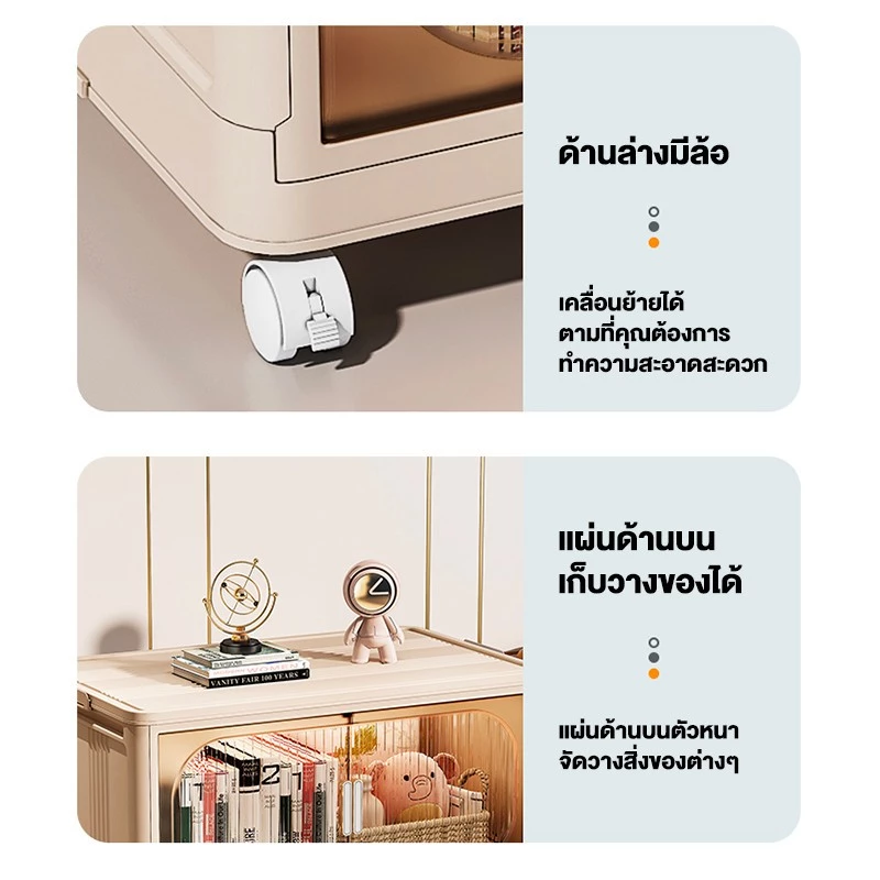 ตู้เก็บของ ตู้อเนกประสงค์ ตู้วางของมีหลายชั้น ความจุสูง สไตล์การออกแบบโมเดิร์น เหมาะสำหรับจัดเก็บบ้านให้เป็นระเบียบ thumbnail 9