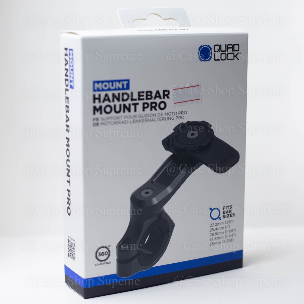 Quad Lock ของแท้🔥สินค้าอยู่ไทยพร้อมส่ง🔥แท่นยึดมือถือกับแฮนด์รถมอเตอร์ไซค์ Handlebar Mount Pro