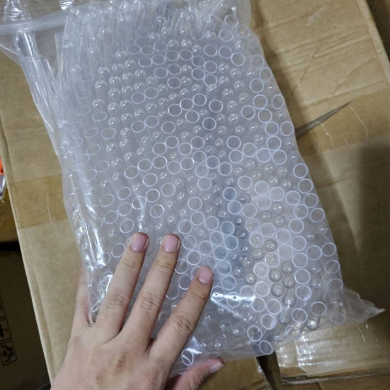 หลอดใส หลอกใส่สมุนไพร โรลจ๊อย tube Joint Holder จุกพลาสติก