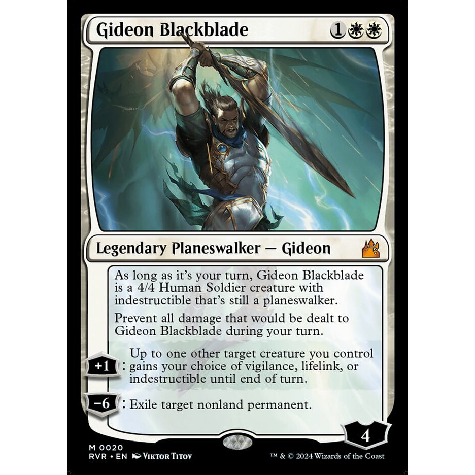 MTG : Ravnica Remastered: Gideon Blackblade